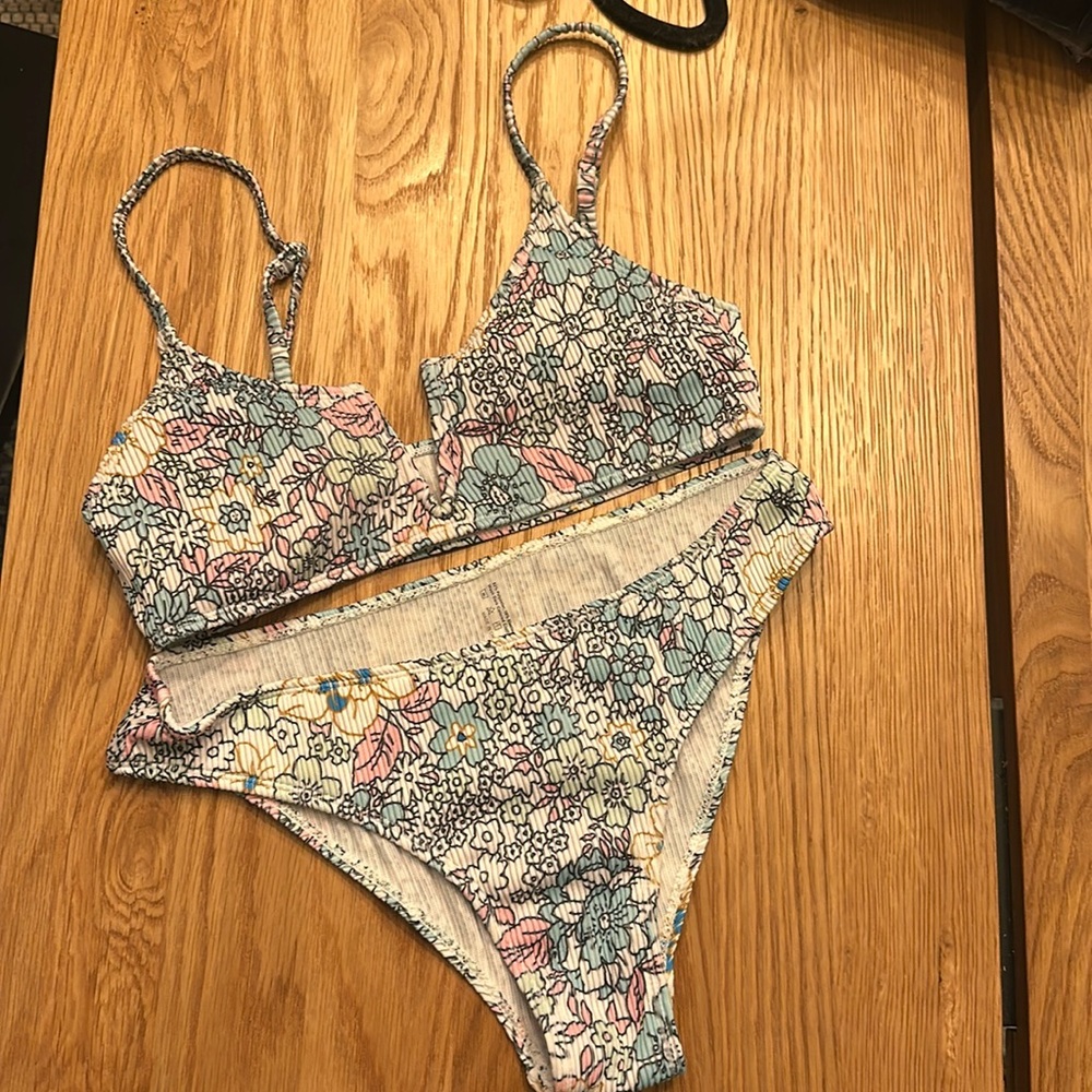 Shein floral bikini